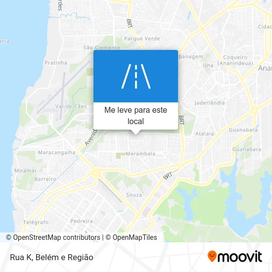 Rua K mapa