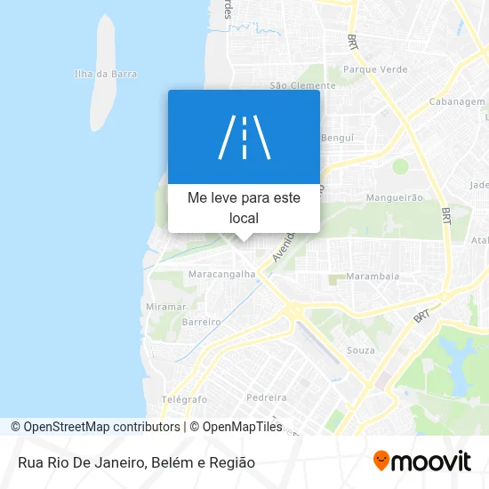 Rua Rio De Janeiro mapa