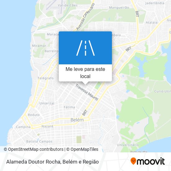 Alameda Doutor Rocha mapa