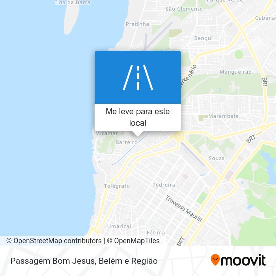 Passagem Bom Jesus mapa