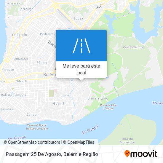 Passagem 25 De Agosto mapa
