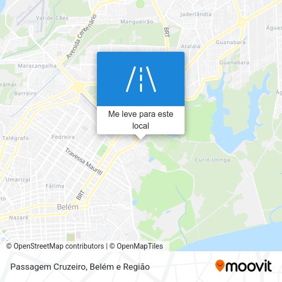 Passagem Cruzeiro mapa