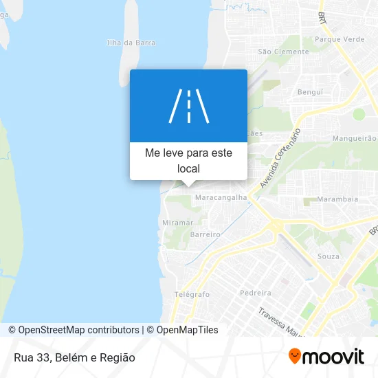 Rua 33 mapa