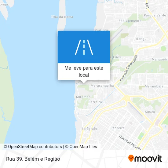 Rua 39 mapa