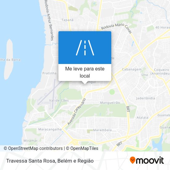 Travessa Santa Rosa mapa