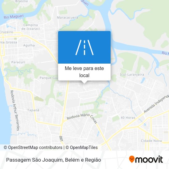 Passagem São Joaquim mapa