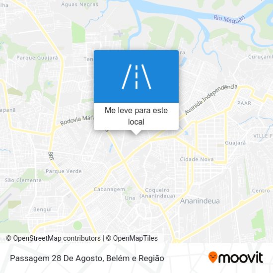 Passagem 28 De Agosto mapa