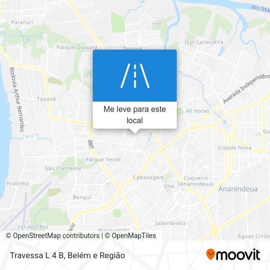 Travessa L 4 B mapa