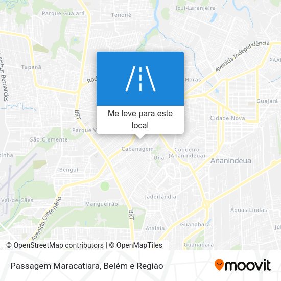 Passagem Maracatiara mapa