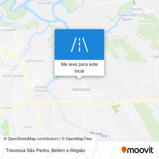 Travessa São Pedro mapa