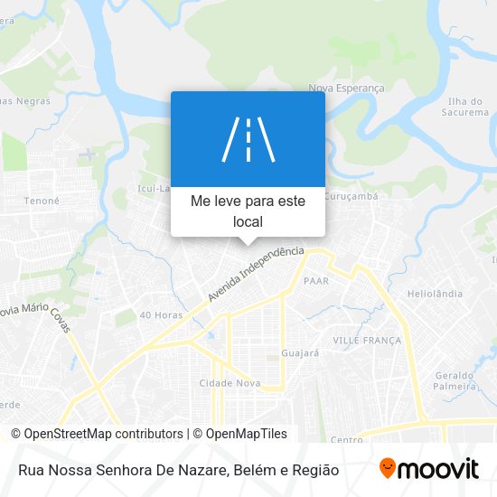 Rua Nossa Senhora De Nazare mapa