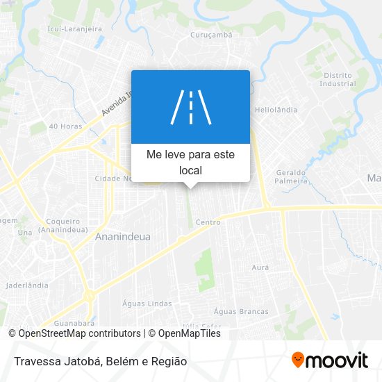 Travessa Jatobá mapa