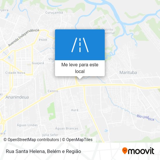 Rua Santa Helena mapa