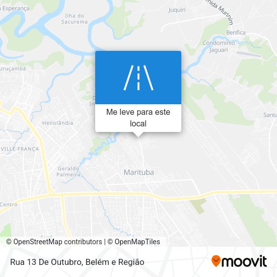 Rua 13 De Outubro mapa