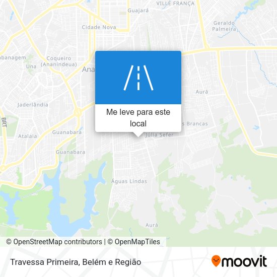 Travessa Primeira mapa