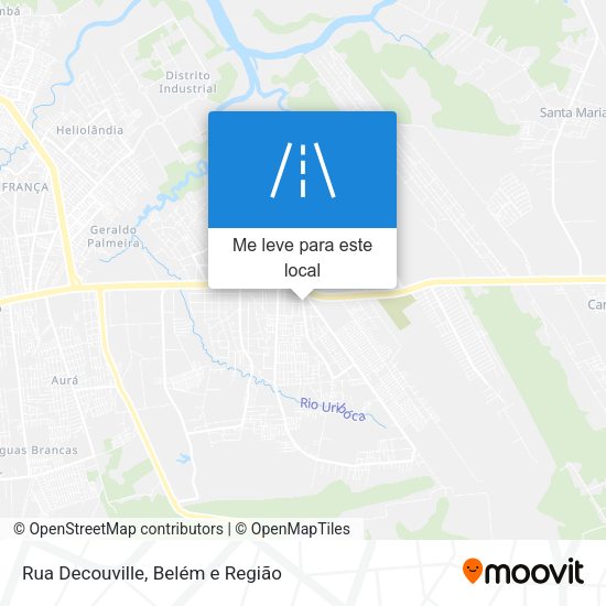 Rua Decouville mapa