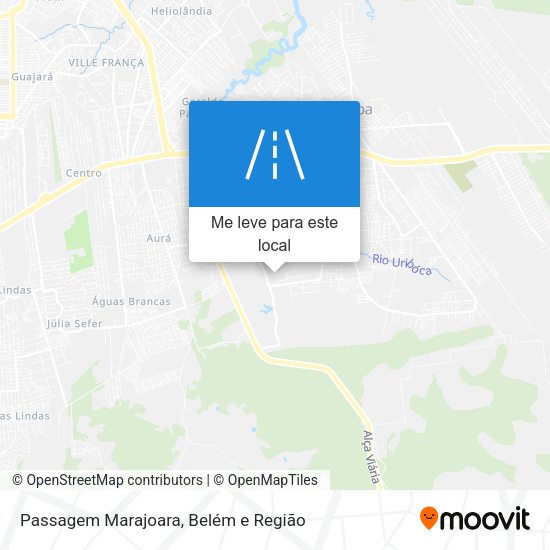 Passagem Marajoara mapa