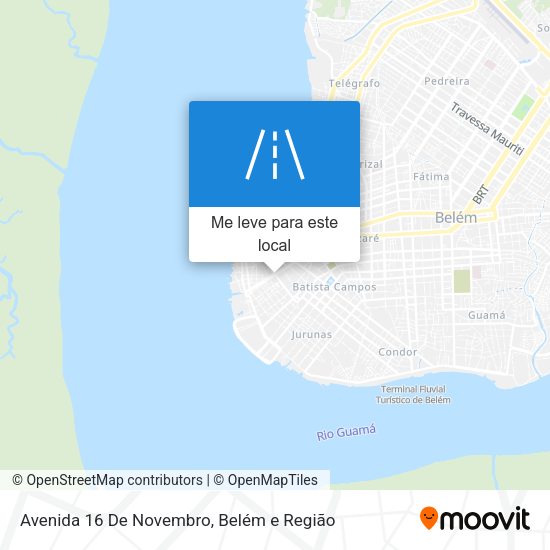 Avenida 16 De Novembro mapa