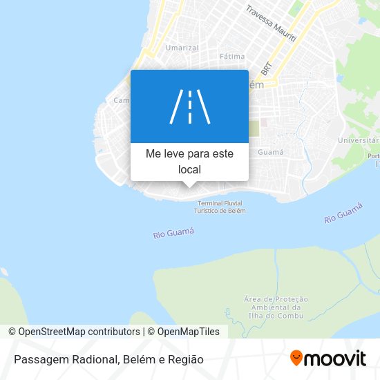 Passagem Radional mapa
