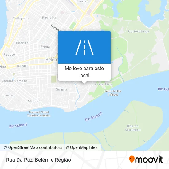 Rua Da Paz mapa