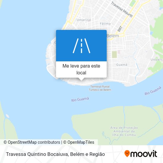 Travessa Quintino Bocaiuva mapa