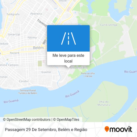 Passagem 29 De Setembro mapa