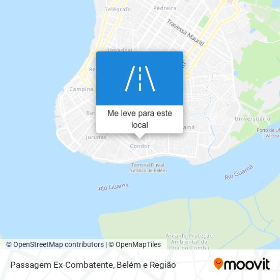 Passagem Ex-Combatente mapa