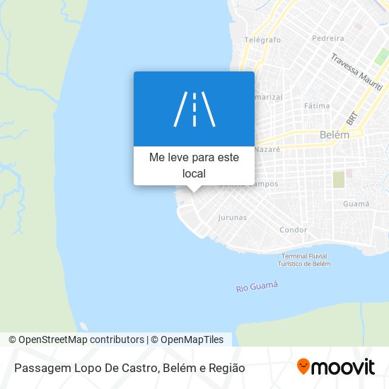 Passagem Lopo De Castro mapa