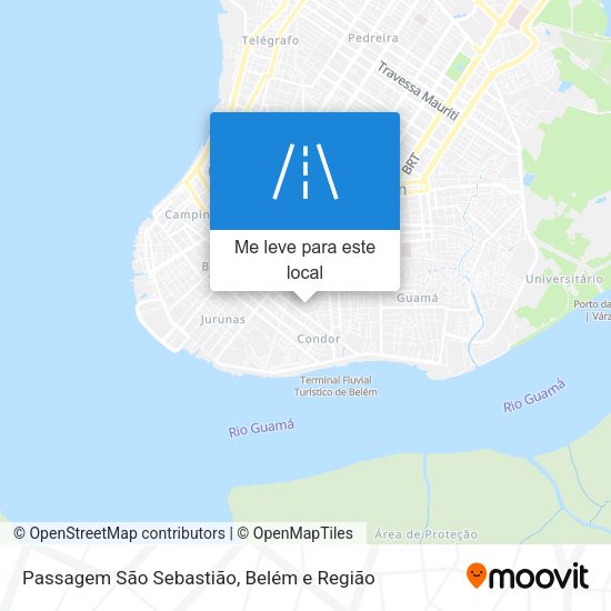 Passagem São Sebastião mapa
