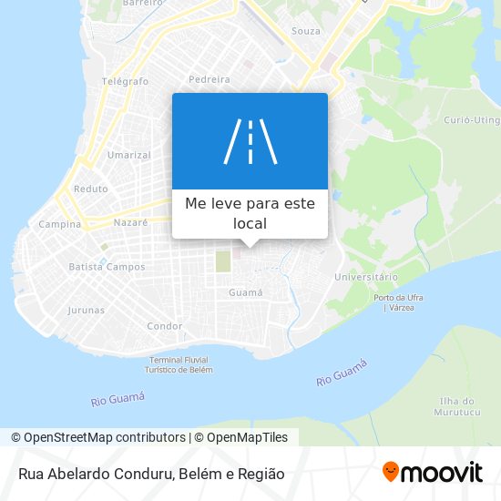 Rua Abelardo Conduru mapa