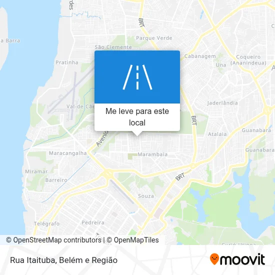Rua Itaituba mapa