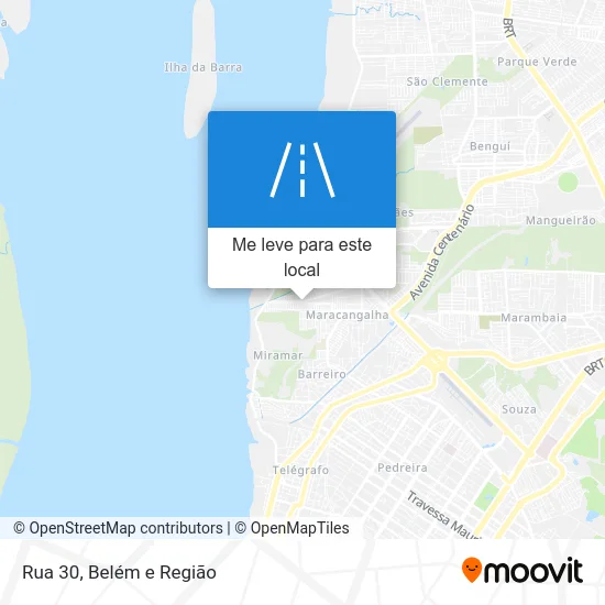 Rua 30 mapa
