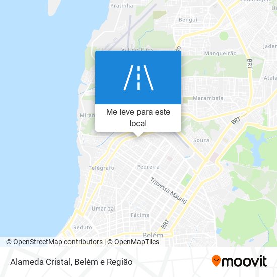 Alameda Cristal mapa