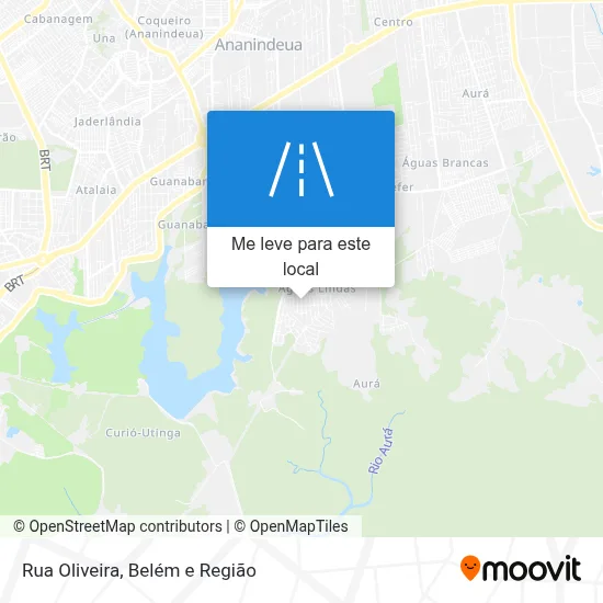 Rua Oliveira mapa