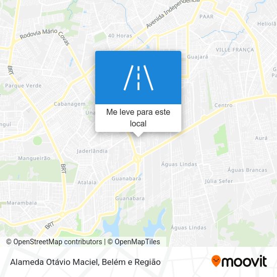 Alameda Otávio Maciel mapa