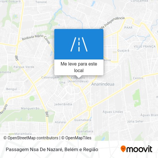 Passagem Nsa De Nazaré mapa