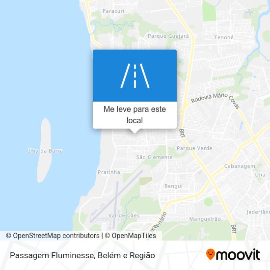 Passagem Fluminesse mapa