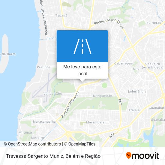 Travessa Sargento Muniz mapa