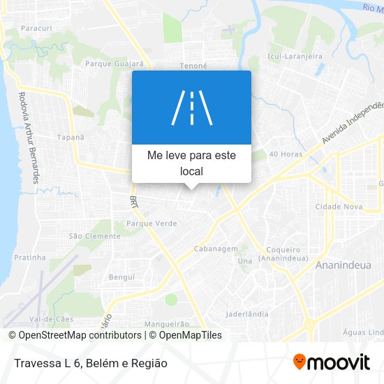 Travessa L 6 mapa