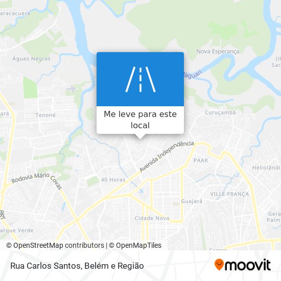 Rua Carlos Santos mapa