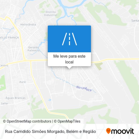 Rua Camdido Simões Morgado mapa