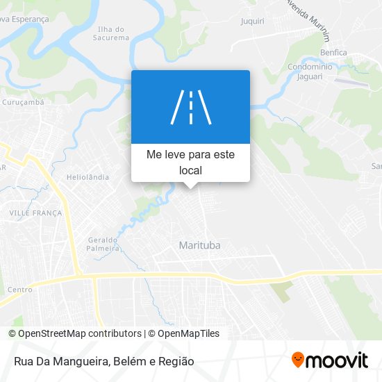 Rua Da Mangueira mapa