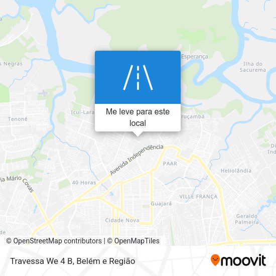 Travessa We 4 B mapa