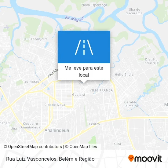 Rua Luiz Vasconcelos mapa