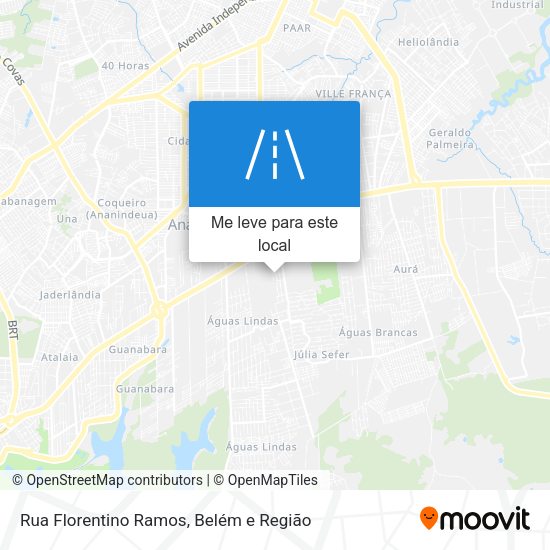Rua Florentino Ramos mapa