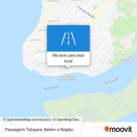 Passagem Tabajara mapa