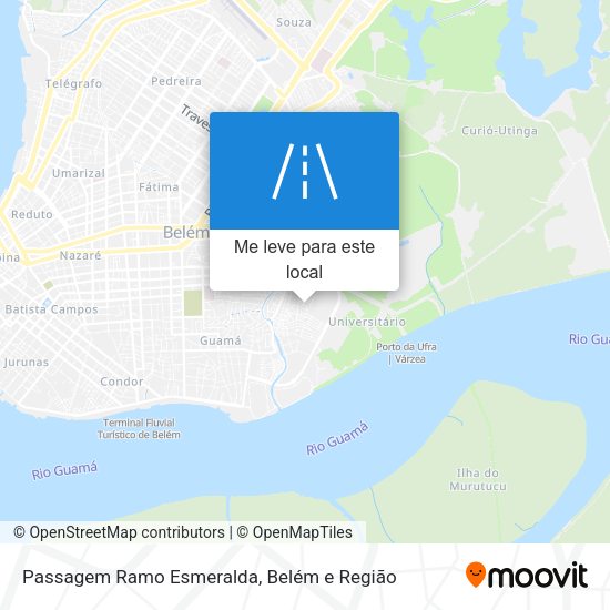 Passagem Ramo Esmeralda mapa