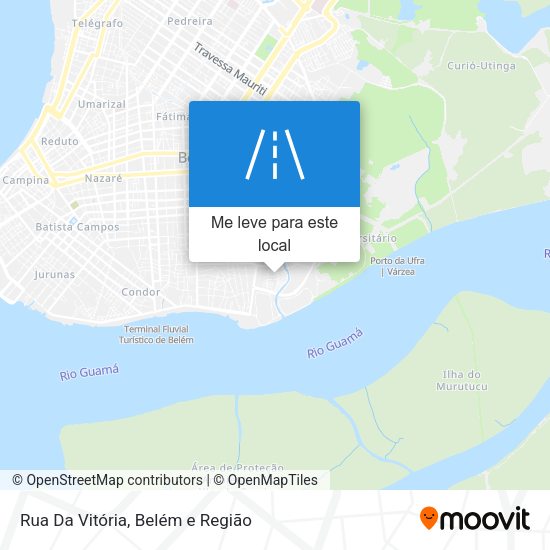 Rua Da Vitória mapa