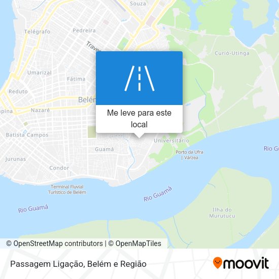 Passagem Ligação mapa