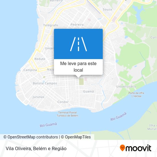 Vila Oliveira mapa